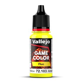 VALLEJO 72103 Game Color Fluo 18 ml. Fluorescent Yellow