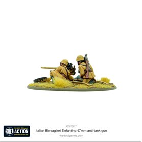 Bolt Action Italian Bersaglieri Elefantino 47mm AT Gun