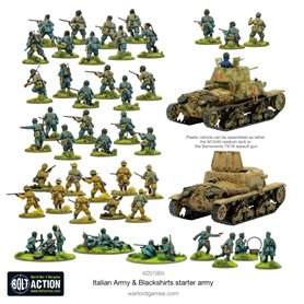 Bolt Action Italian Army - Blackshirts Starter Army