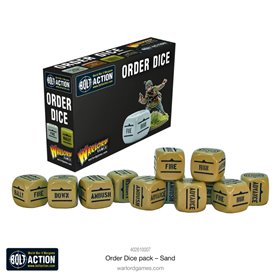 Bolt Action ORDERS DICE PACK - SAND