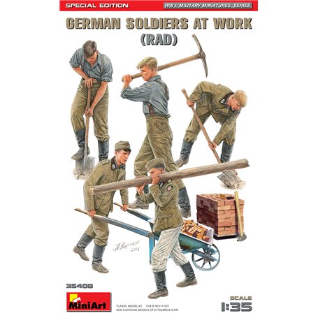 Mini Art 35408 German Soldiers at Work (RAD)