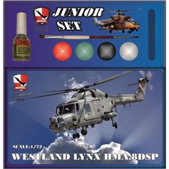 Big Model 1:72 Westland Lynx HMA.8DSP - JUNIOR SET - z farbami
