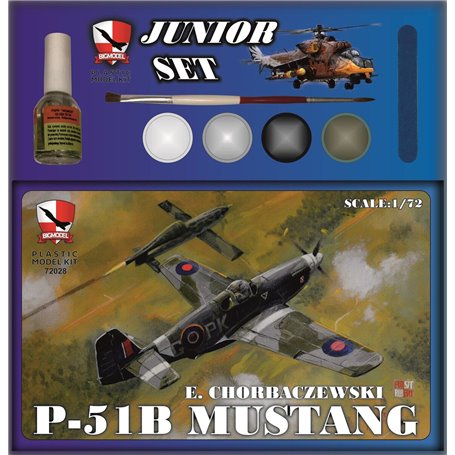 Big Model JS72028 P-51B Mustang Junior Set E. Chorbaczewski