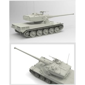 Amusing 1:35 AMX-50B - FRANCE HEAVY TANK