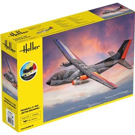 Heller 1:72 Transall C-160 Retro Brummel - STARTER SET - w/paints 