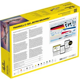 Heller 1:72 Transall C-160 Retro Brummel - STARTER SET - z farbami