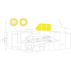 Eduard 1:72 Masks for Grumman F4F-4 - Arma Hobby