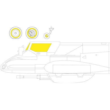 Eduard 1:48 Maski TFACE do Henschell Hs-129B