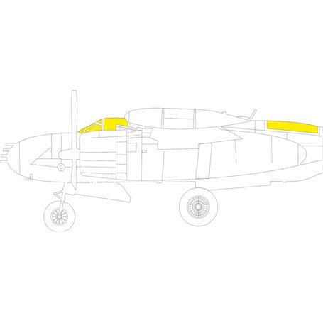 Eduard 1:48 Maski TFACE do B-26K Invader