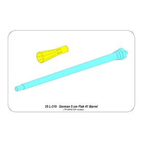 Aber 35 L-319 5 cm Barrel for German Flak 41 Cannon