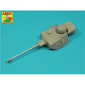 ABER 1:35 Metalowa lufa 75mm KwK.40 L/48 bez hamulaca wylotowego do Pz.Kpfw.IV Ausf.G / Ausf.H / Ausf.J