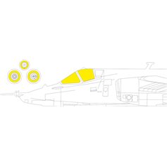 Eduard 1:48 Maski TFACE do Sukhoi Su-25 dla Zvezda