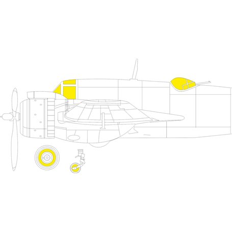 Eduard 1:48 Maski TFACE do Bristol Beaufighter Mk.X