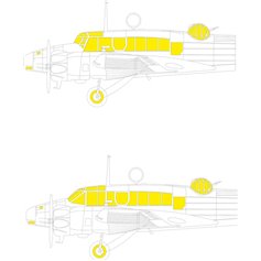 Eduard 1:48 Maski do Anson Mk.I dla Airfix