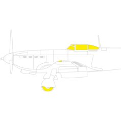 Eduard 1:48 Maski do Yakovlev Yak-9D dla Zvezda
