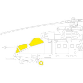 Eduard 1:48 Maski do Mil Mi-35M