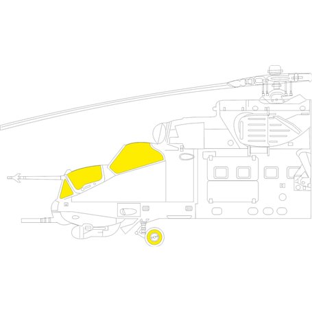 Eduard 1:48 Maski do Mil Mi-35M