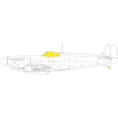 Eduard 1:48 Maski do Supermarine Spitfire Mk.XII dla Airfix