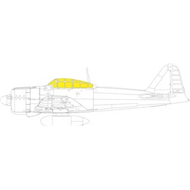 Eduard 1:48 Maski TFACE do Mitsubishi A6M3 Zero