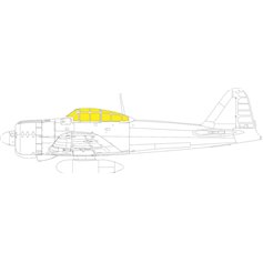 Eduard 1:48 Masks TFACE for Mitsubishi A6M3 - Eduard