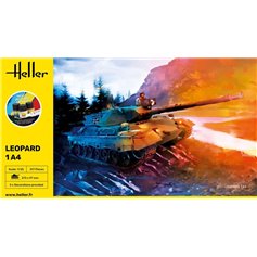 Heller 1:35 Leopard 1A4 - STARTER KIT - z farbami