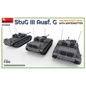Mini Art 35362 StuG III Ausf. G Feb. 1943 Alkett Prod. With Winterketten