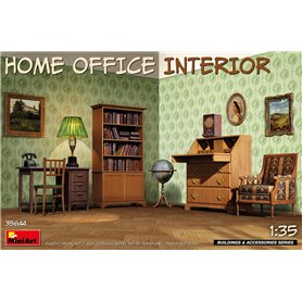 Mini Art 35644 Home Office Interior Building & Accessories Series