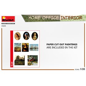 Mini Art 35644 Home Office Interior Building & Accessories Series