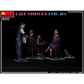 Mini Art 38058 Cafe Visitors 1930-40s