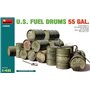 Mini Art 49001 U.S. Fuel Drums 55 Gal.