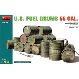 Mini Art 49001 U.S. Fuel Drums 55 Gal.