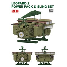 RFM 1:35 Silnik do Leopard 2 - POWER PACK AND SLING SET