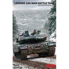 RFM 1:35 Leopard 2A6 - MAIN BATTLE TANK - WITH FULL INTERIOR