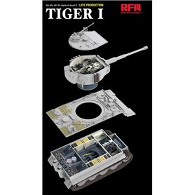 RFM 1:35 Pz.Kpfw.VI Tiger I - LATE PRODUCTION - WITH ZIMMERIT AND FULL INTERIOR