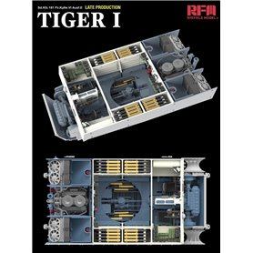 RFM 1:35 Pz.Kpfw.VI Tiger I - LATE PRODUCTION - WITH ZIMMERIT AND FULL INTERIOR