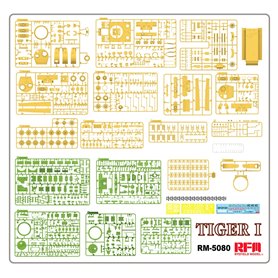 RFM 1:35 Pz.Kpfw.VI Tiger I - LATE PRODUCTION - WITH ZIMMERIT AND FULL INTERIOR