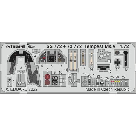 Eduard ZOOM 1:72 Tempest Mk.V