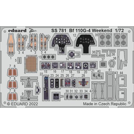 Eduard 1:72 Bf 110g-4 Weekend