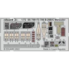 Eduard ZOOM 1:72 B-26B/C Marauder dla Hobby 2000 / Hasegawa