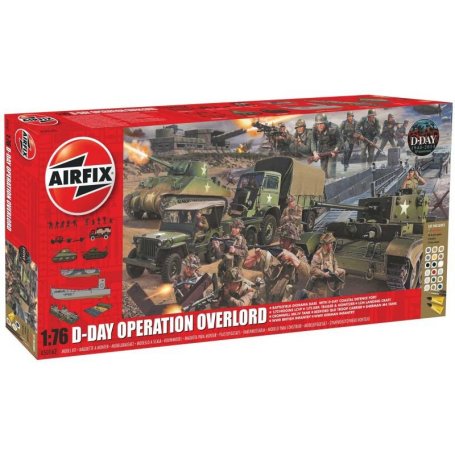 Airfix 1:76 D-Day Operation Overlord - w/paints 