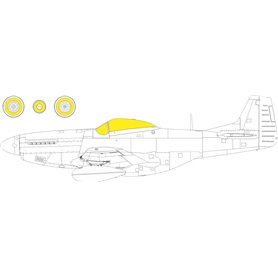 Eduard 1:32 Maski TFACE do P-51d Tface