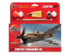 Airfix 1:72 Curtiss Tomahawk IIB - STARTER SET - w/paints 