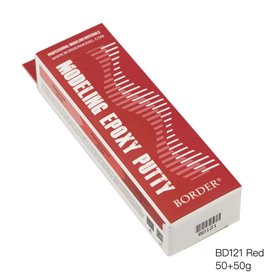 Border Model BD0121 Ingepoxy Putty Red (50g + 50g)