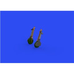 Eduard 1:48 A6m Undercarriage Legs Bronze