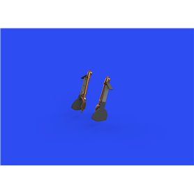 Eduard 1:48 A6m Undercarriage Legs Bronze