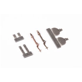 Eduard 1:48 A6m Undercarriage Legs Bronze