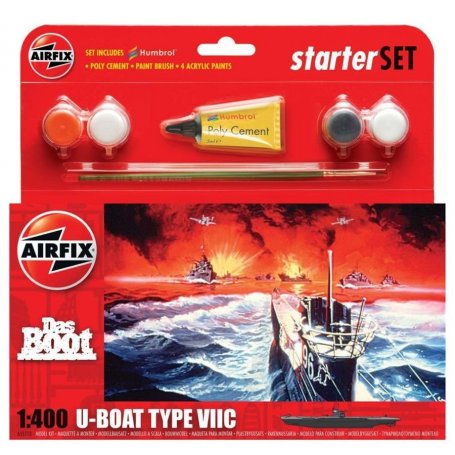 Airfix 1:400 Das Boot U-Boat Type VIIC Starter Set