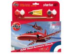 Airfix 1:72 RAF Red Arrows Hawk | Starter Set | z farbkami |
