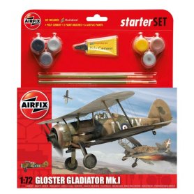 Airfix 1:72 Gloster Gladiator Mk.I Starter Set