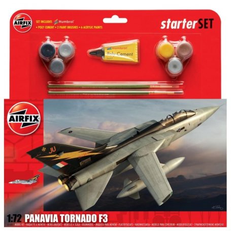 Airfix 1:72 Panavia Tornado F3 - STARTER SET - w/paints 